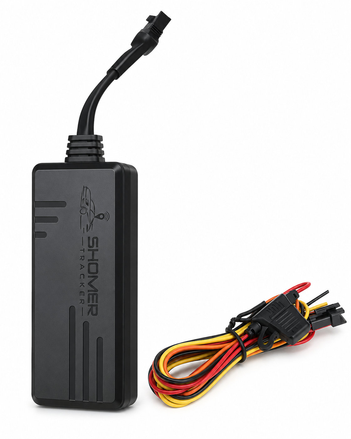 Rastreador veicular Shomer Tracker com chicote de fios